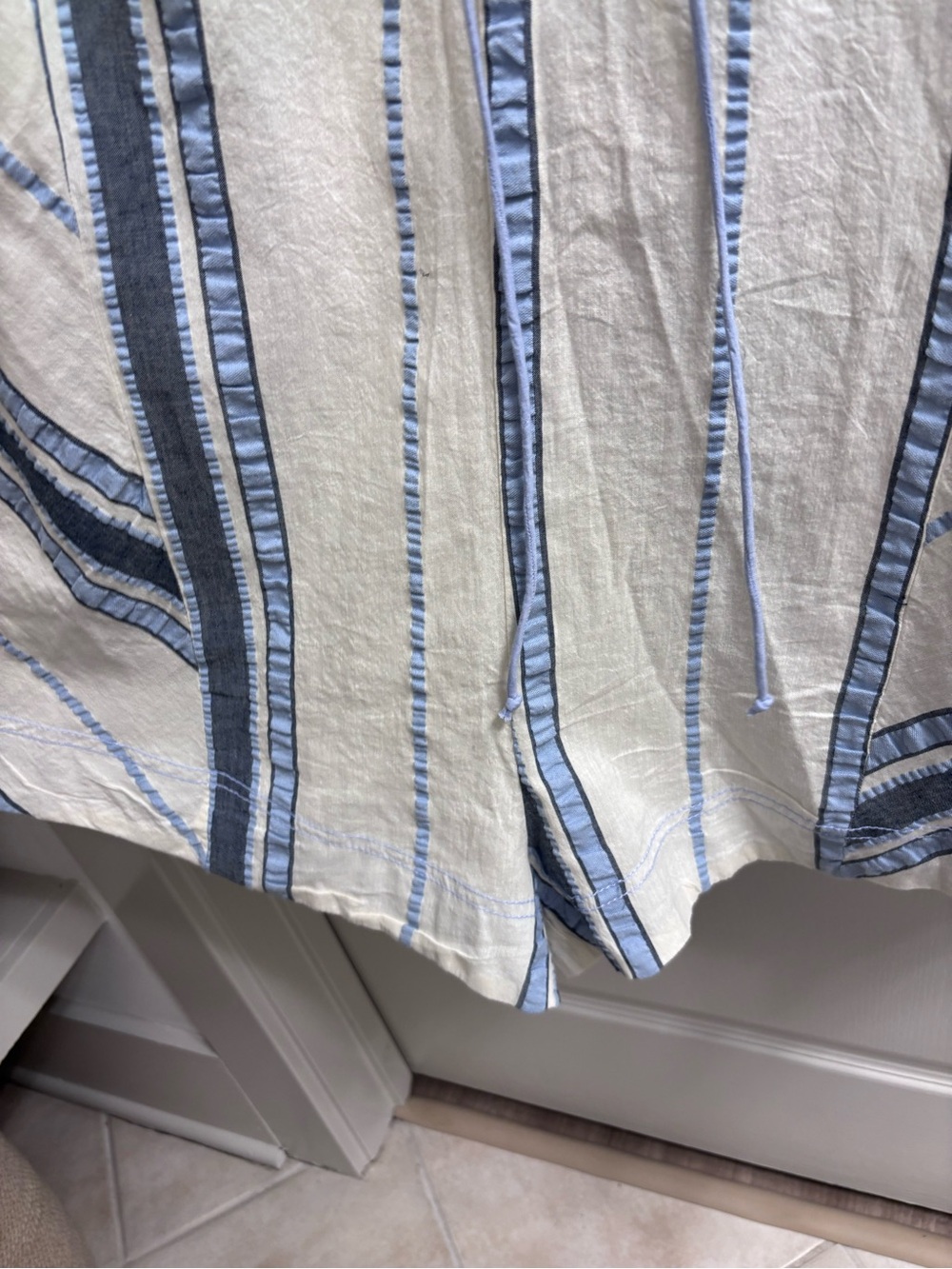 NWT Free People Bop Around Stripe Romper
Color: Seaside Stripe Ivory - Picture 9 of 12